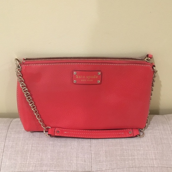 Kate Spade Red Leather Small Hobo Bag - Picture 4 of 5